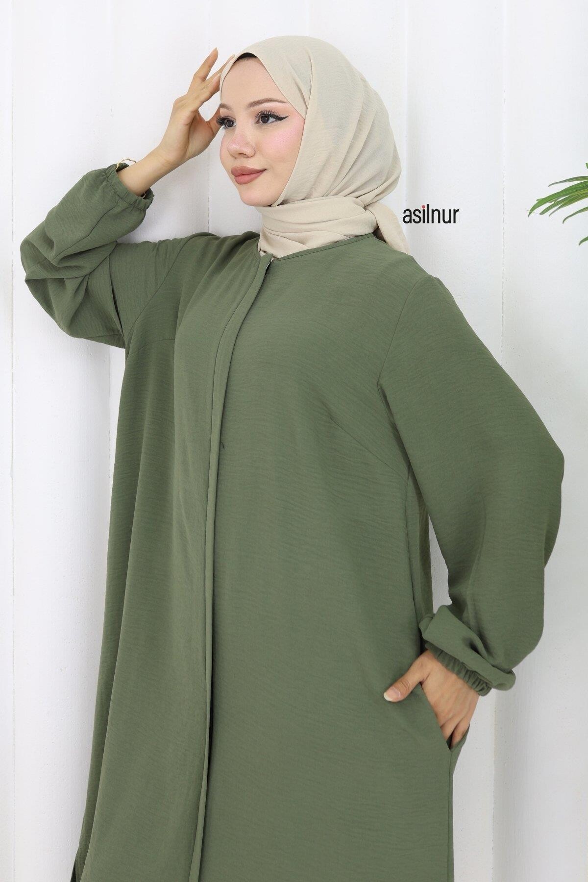 Sena Ayrobin Fermuarlı İkili Takım Yeşil - 6