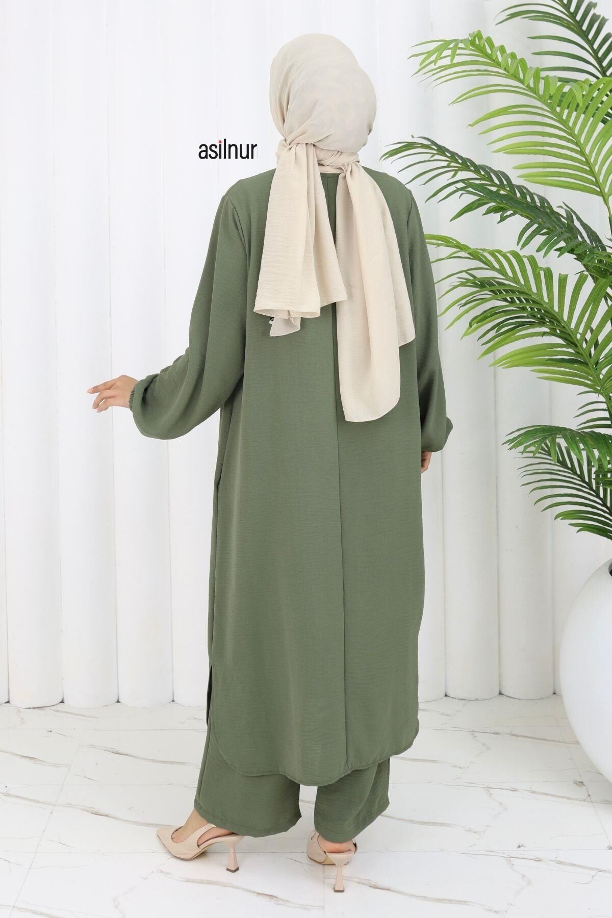 Sena Ayrobin Fermuarlı İkili Takım Yeşil - 5