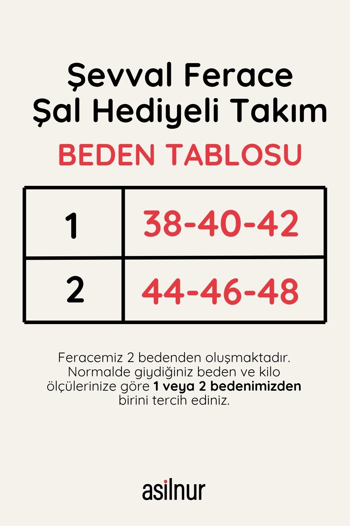 Şevval Ferace Şal Hediyeli Takım Haki - 2