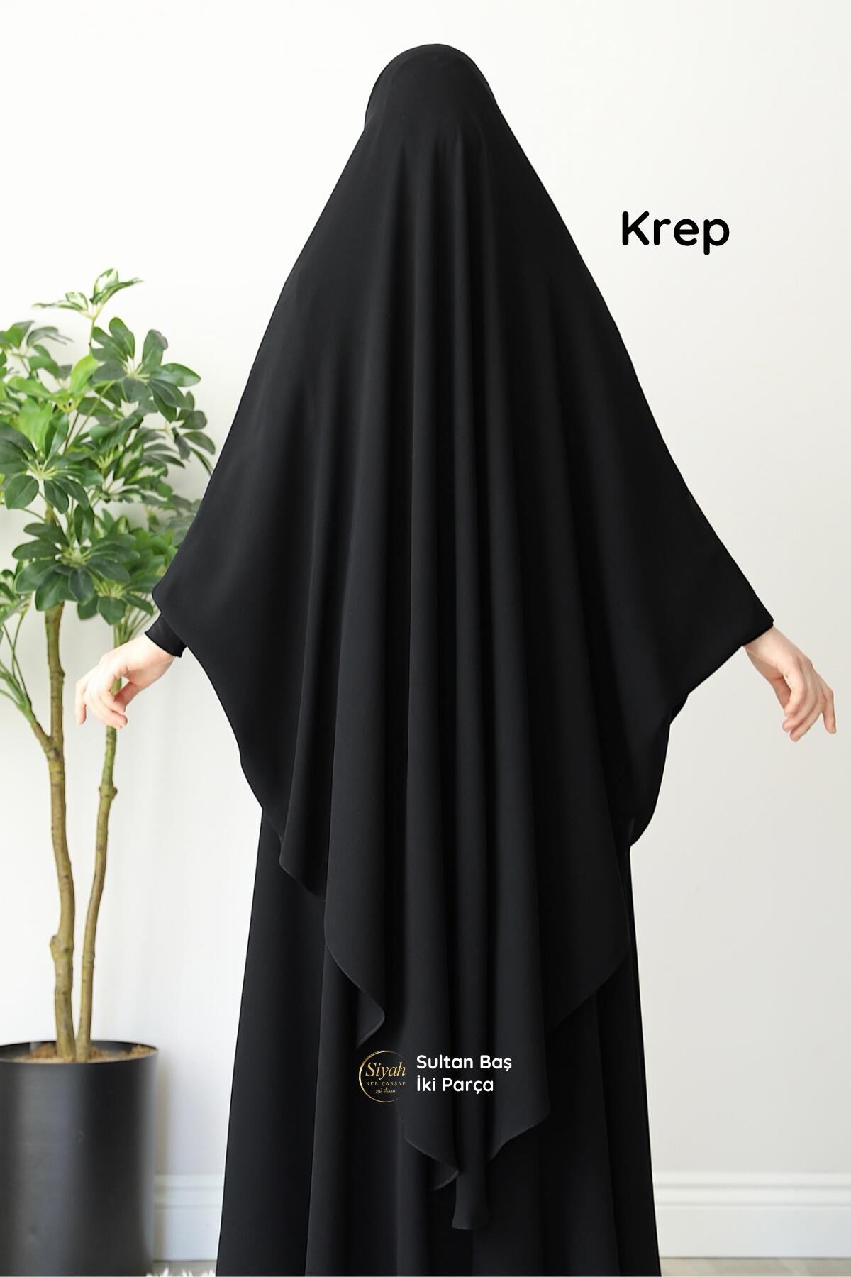 Sultan Baş İki Parça Sandy Kol Krep Çarşaf - 7
