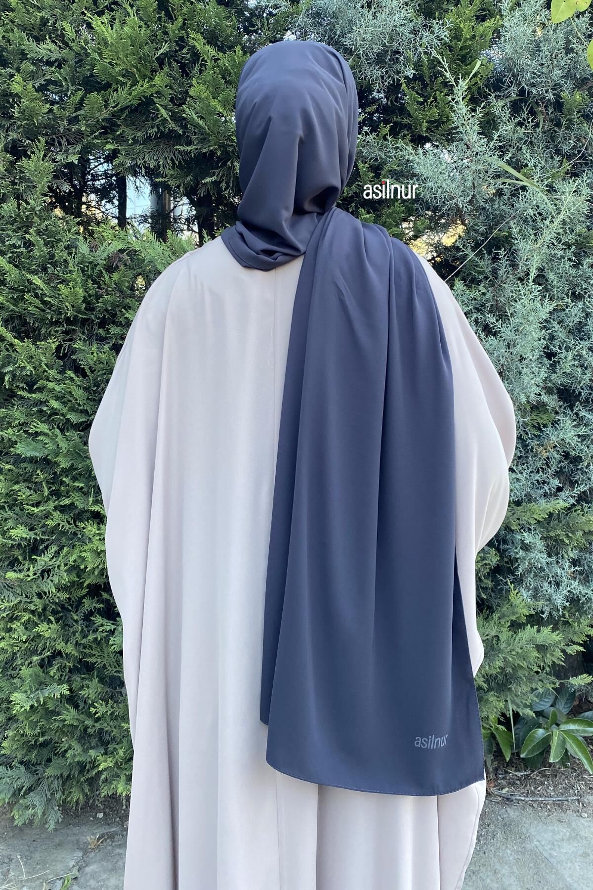 Vera Büyük Boy Şal 70x220 Füme - 4
