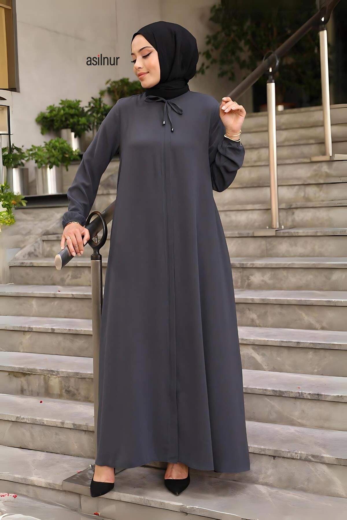 Aslı Mevlana Ferace Füme - 1