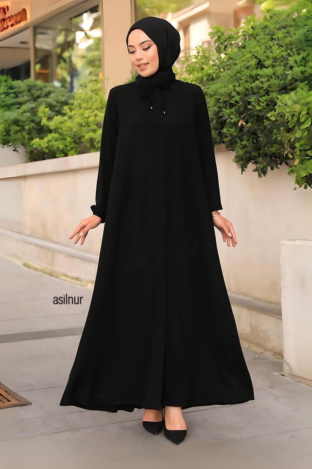 Aslı Mevlana Ferace Siyah - 5