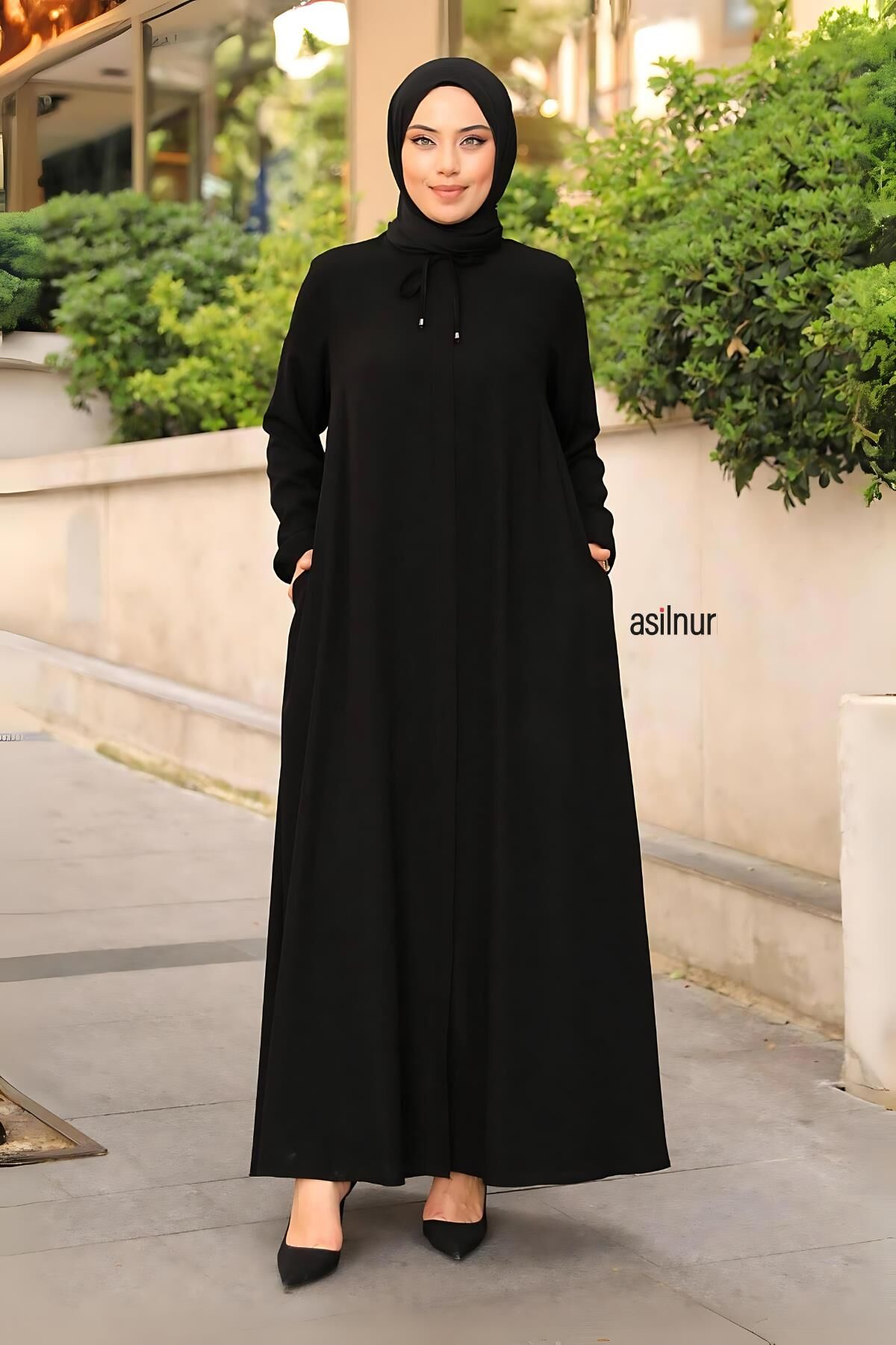 Aslı Mevlana Ferace Siyah - 3