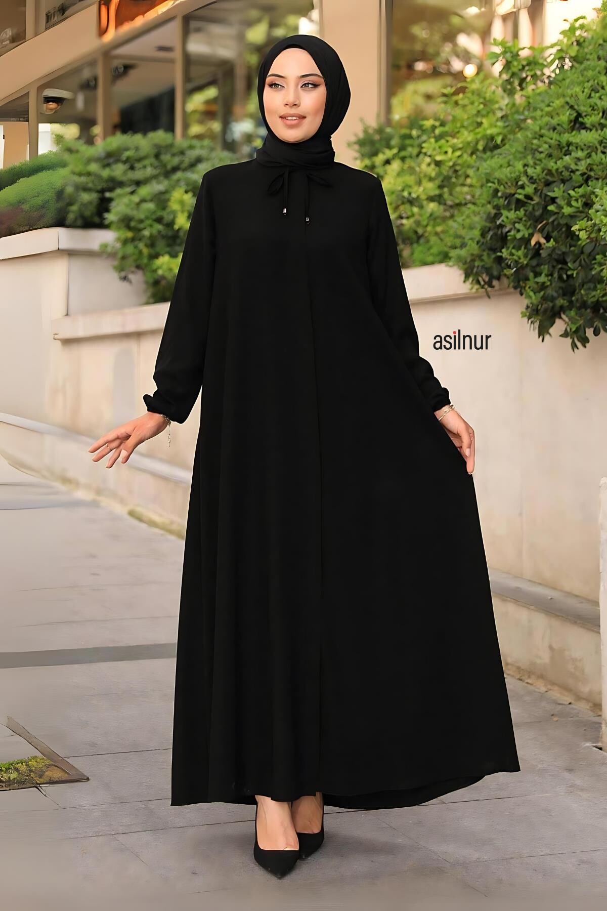 Aslı Mevlana Ferace Siyah - ASİLNUR