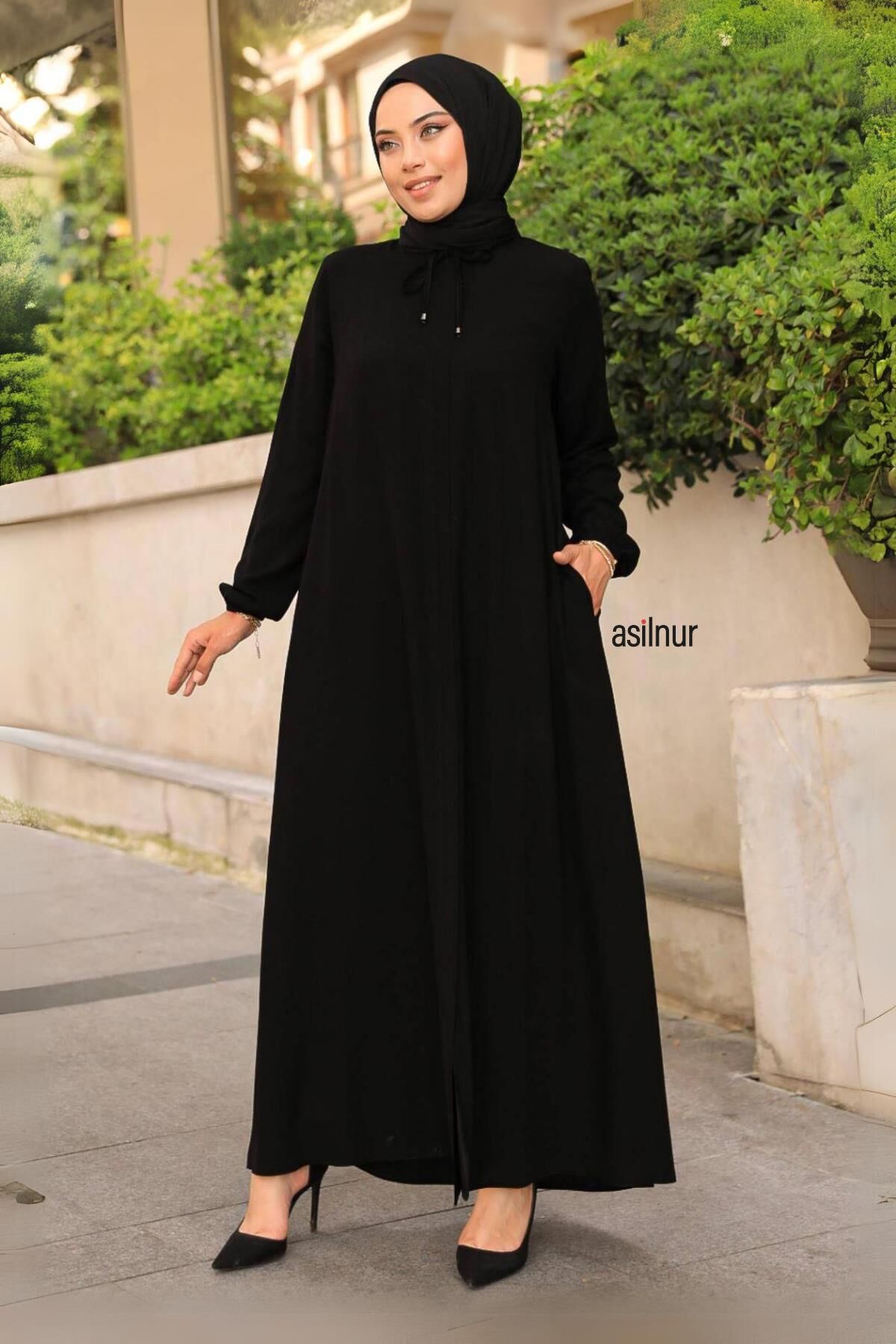 Aslı Mevlana Ferace Siyah - 4