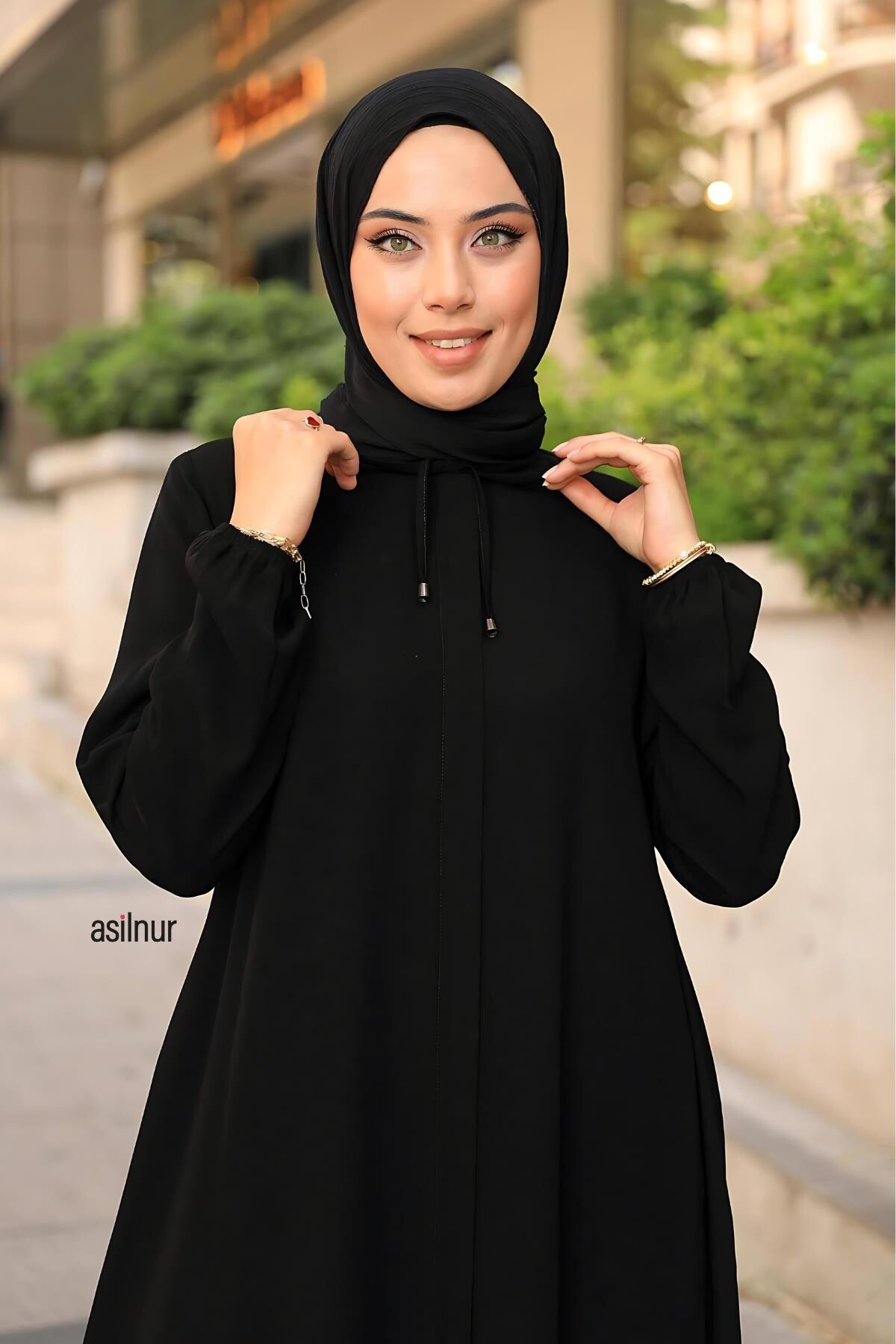 Aslı Mevlana Ferace Siyah - 7