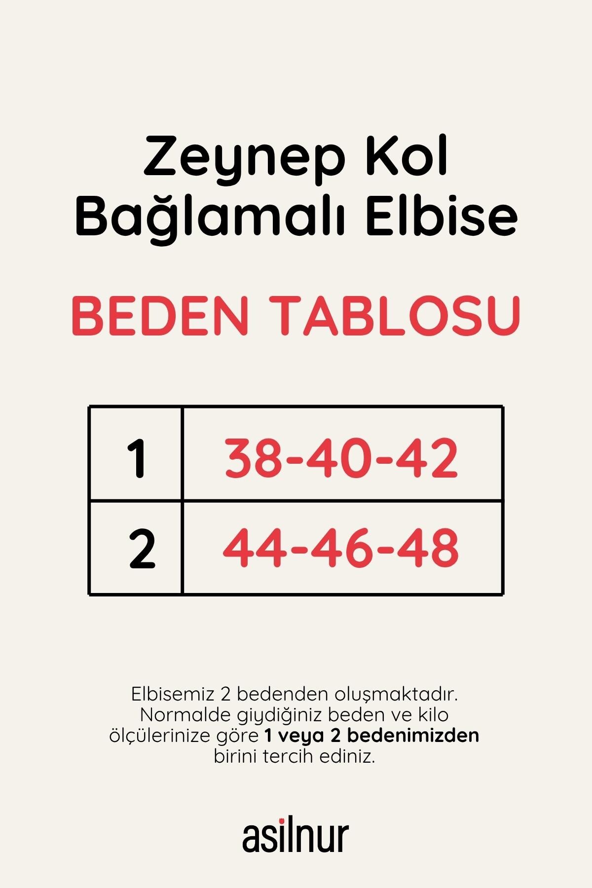 Zeynep Kol Bağlamalı Elbise Haki - 2